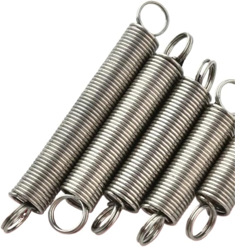 304 Stainless Steel Extension Springs 1 2mm Wire Diameter 60mm 3pcs 10mm Color - Image 3